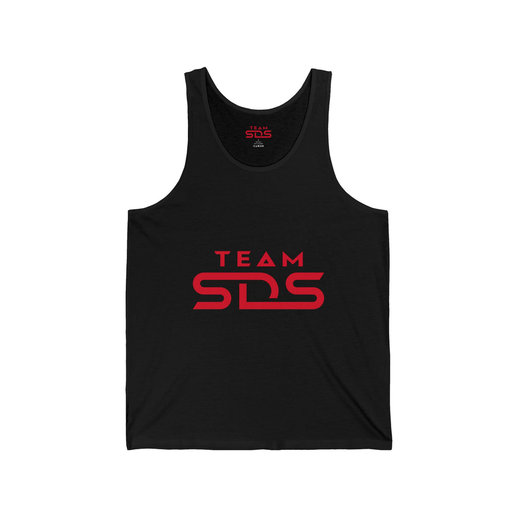 Team SDS Unisex Jersey Tank | Sporty Summer Top, Workout Gear, Athletic Apparel, Team Fan Shirt, Gifts for Him/Her